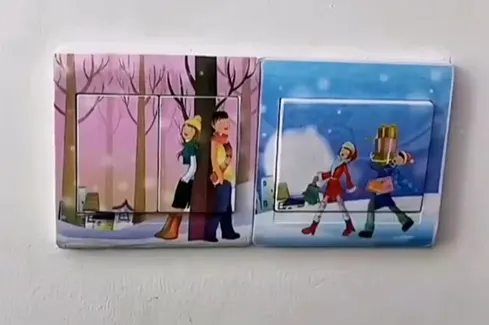 Decorative & Functional Light Switch Identification Stickers